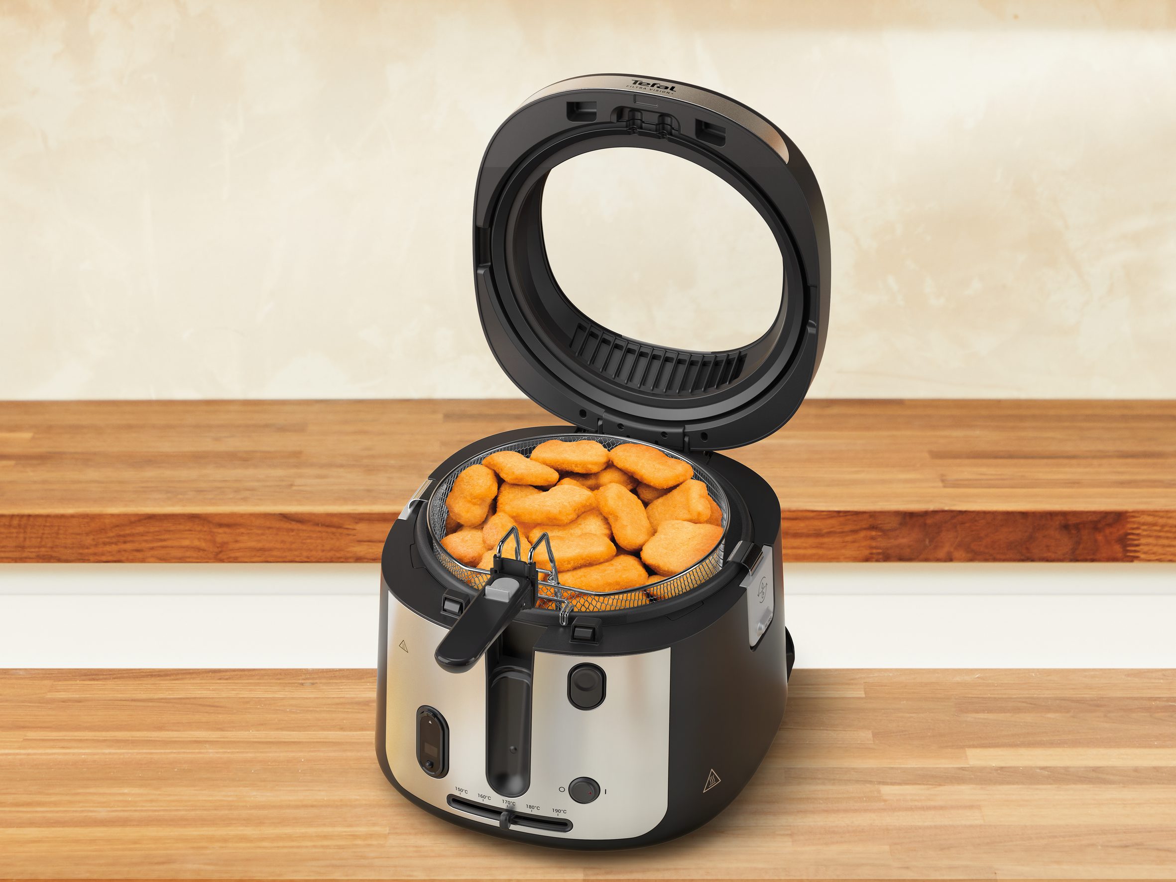 TEFAL FF2588E0 Filtra Vision fekete olajsütő – 4. kép