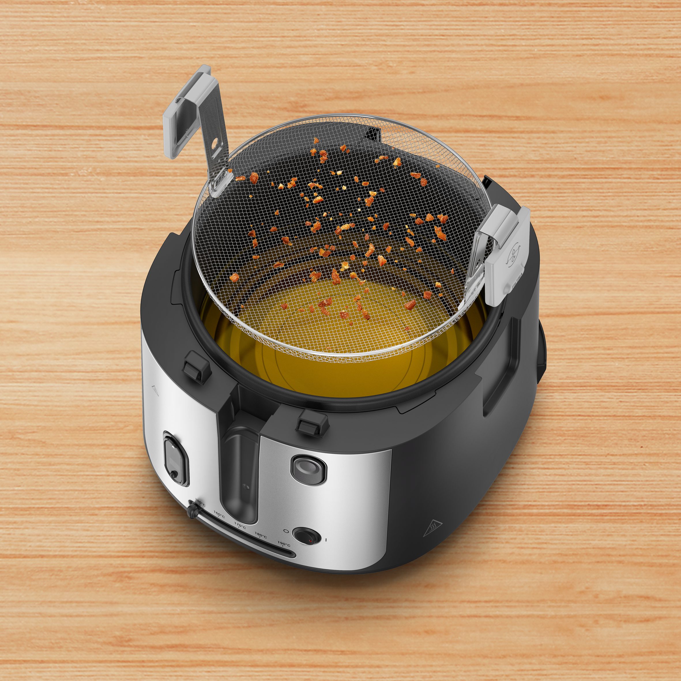 TEFAL FF2588E0 Filtra Vision fekete olajsütő – 6. kép