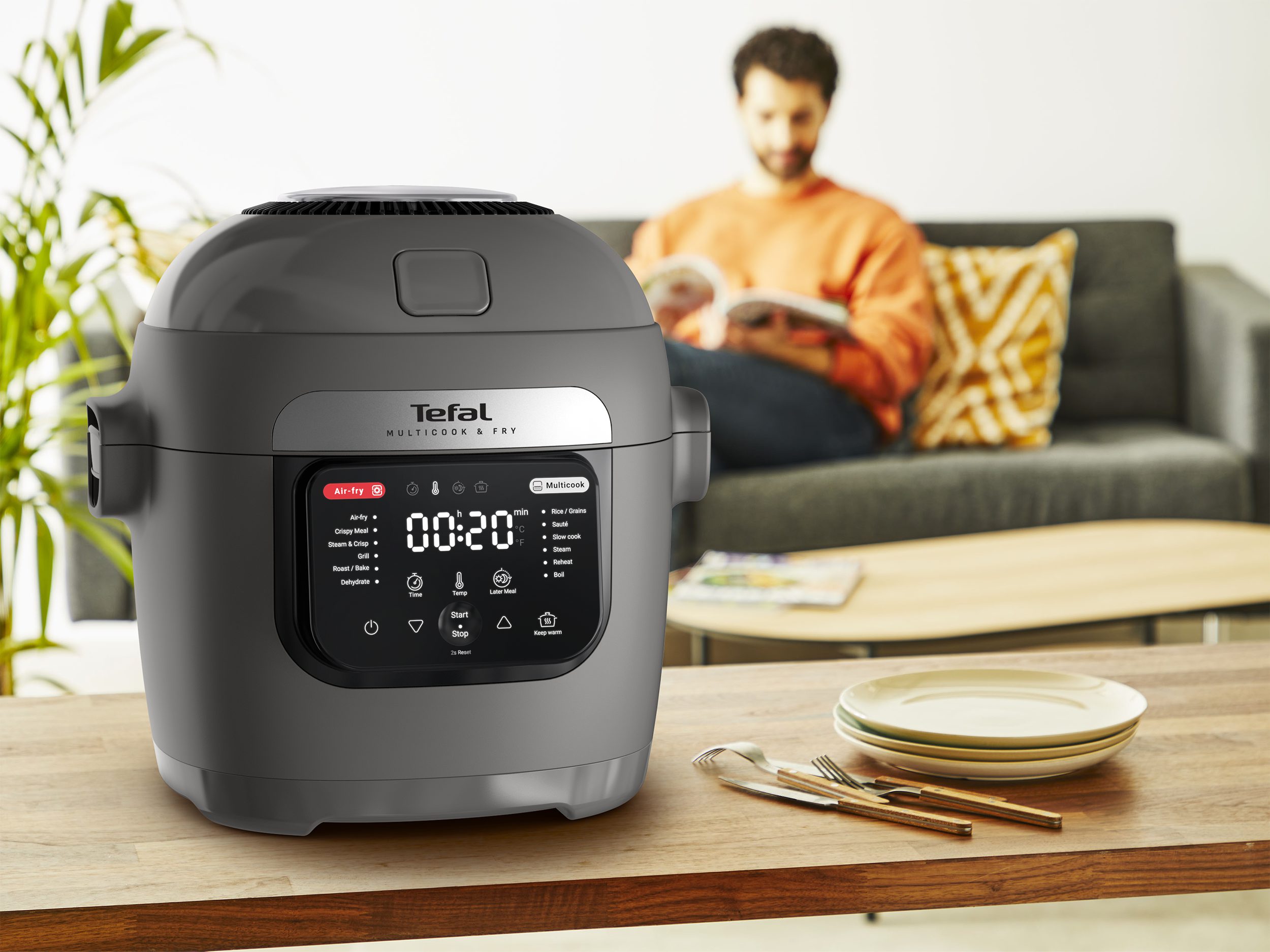 TEFAL MY731BF0 Multicook Fry 6 literes multifunkciós főző- és sütőkészülék – 4. kép