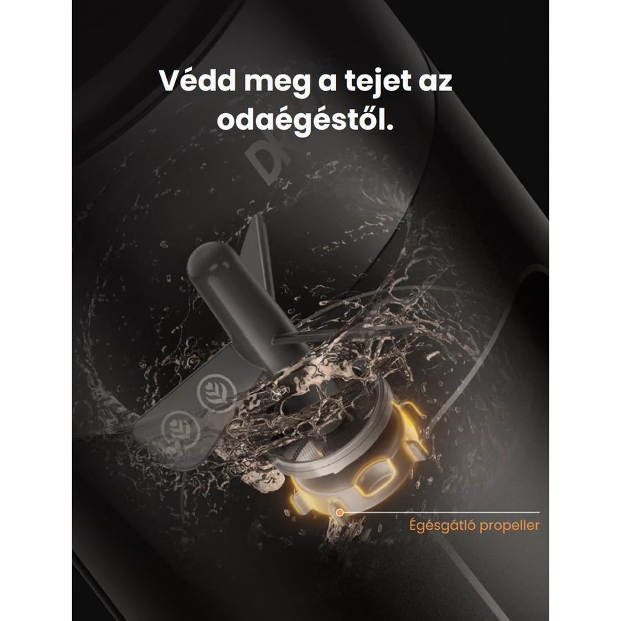 DREO Barista Maker KMF Air 8 az 1-ben fekete tejhabosító – 9. kép