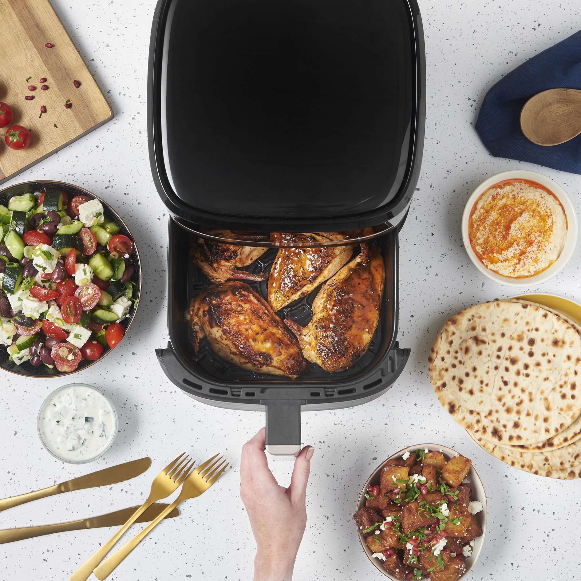 RUSSELL HOBBS 27630-56/RH Satisfry 8,3 literes forrólevegős sütő – 2. kép