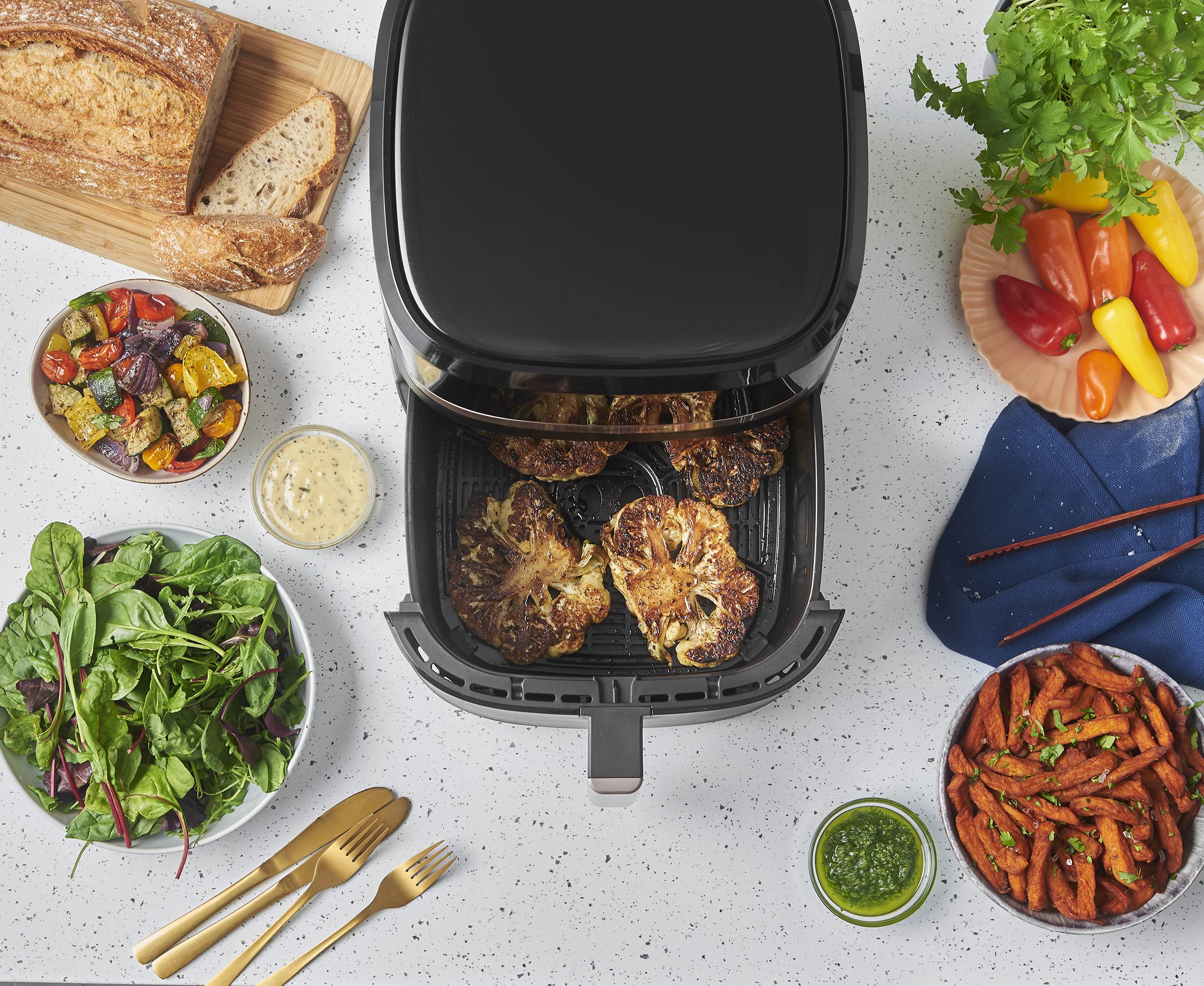 RUSSELL HOBBS 27630-56/RH Satisfry 8,3 literes forrólevegős sütő – 5. kép