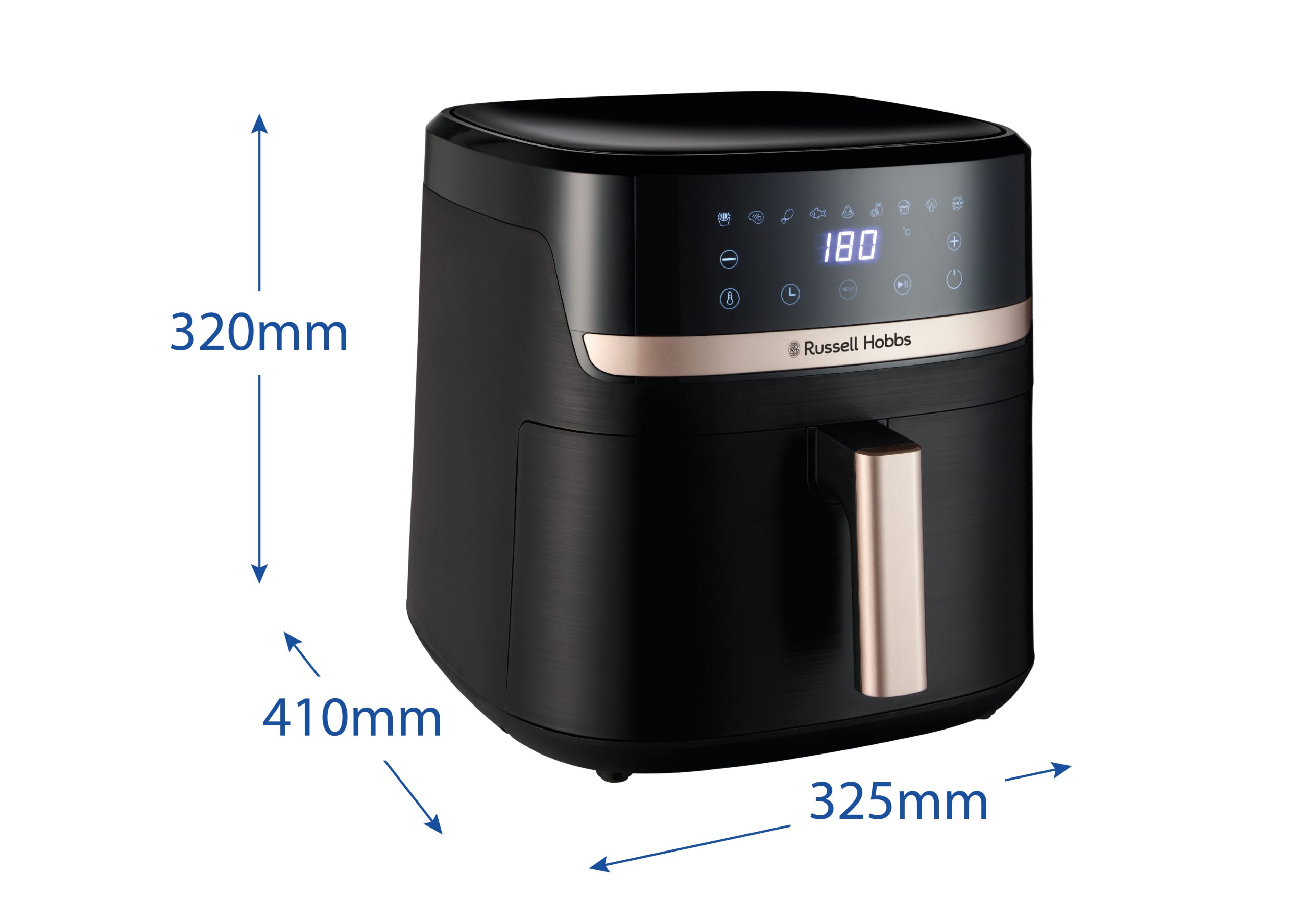 RUSSELL HOBBS 27630-56/RH Satisfry 8,3 literes forrólevegős sütő – 27. kép