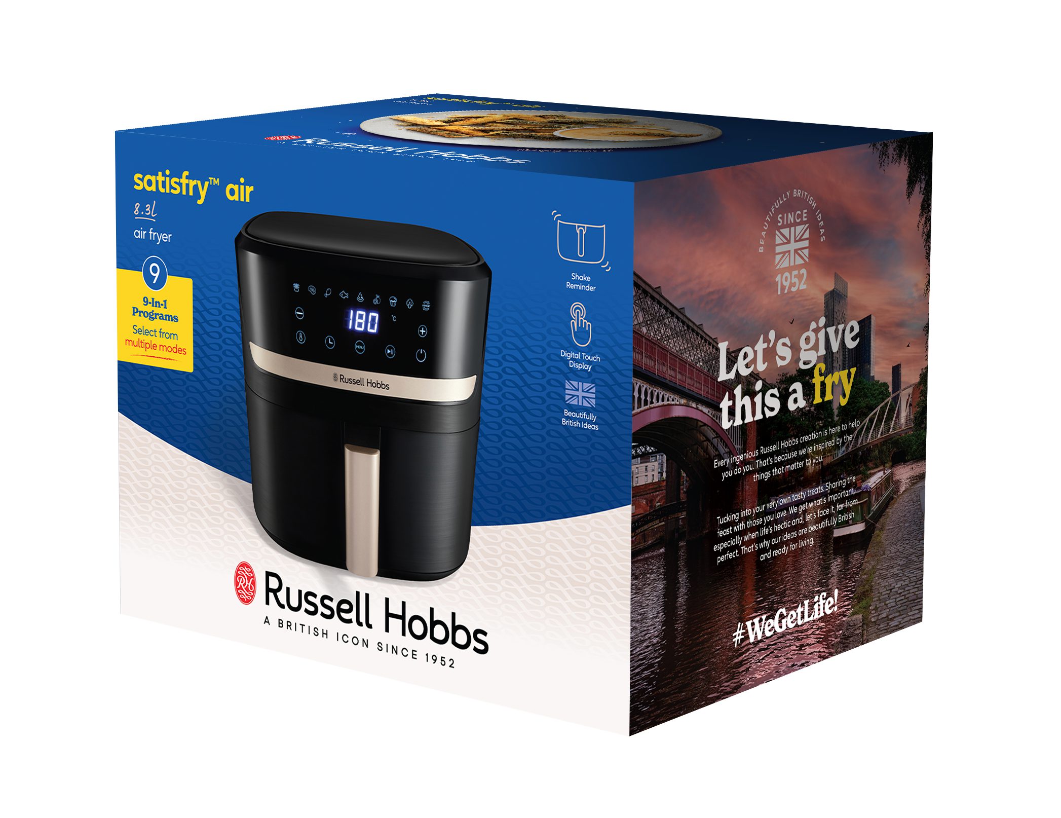 RUSSELL HOBBS 27630-56/RH Satisfry 8,3 literes forrólevegős sütő – 28. kép