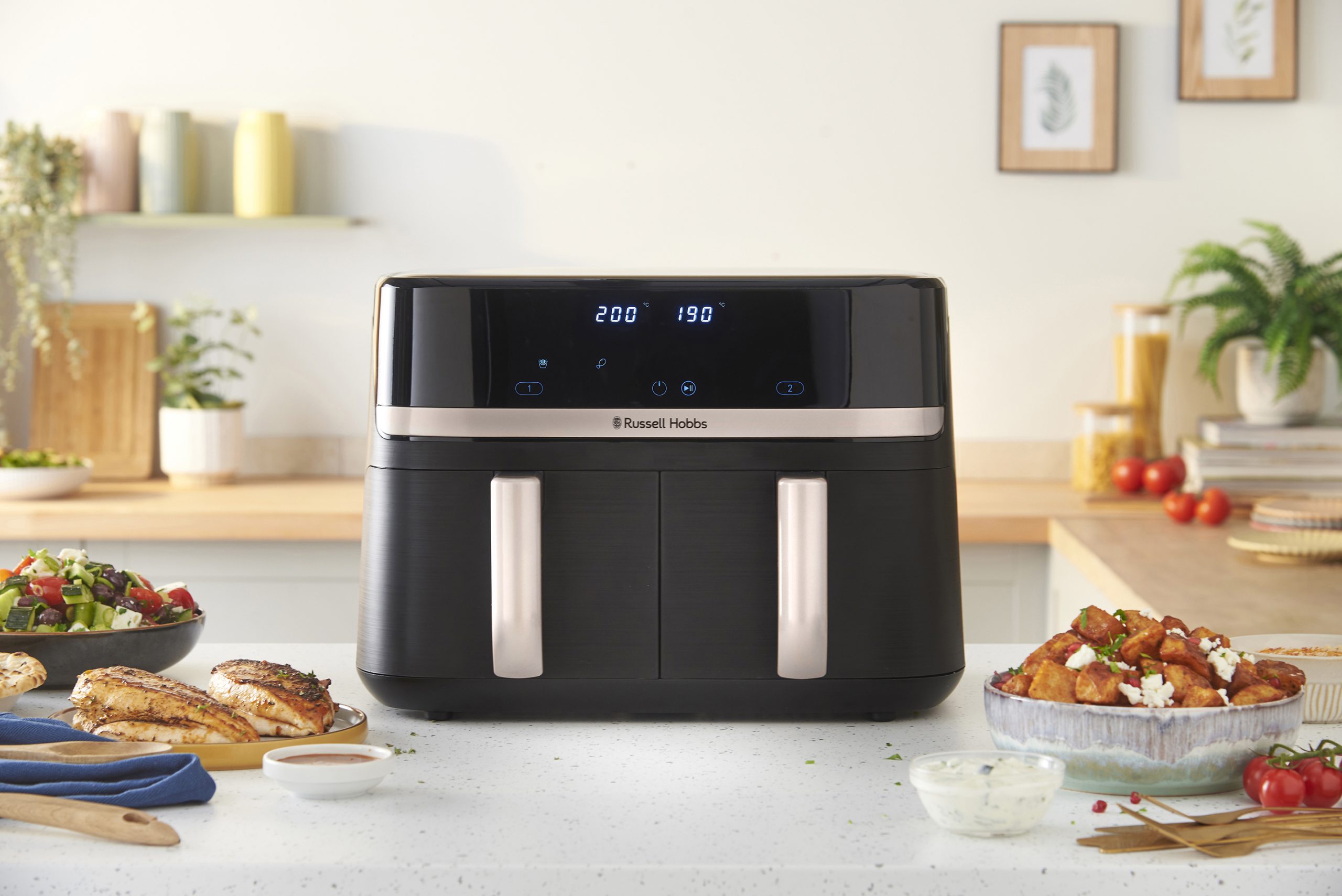 RUSSELL HOBBS 27680-56/RH SatisFry 9 l-es, kétkosaras airfryer – 19. kép