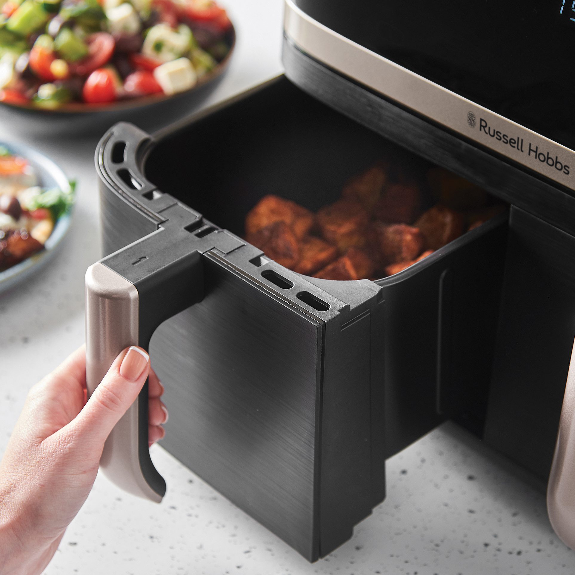 RUSSELL HOBBS 27680-56/RH SatisFry 9 l-es, kétkosaras airfryer – 21. kép