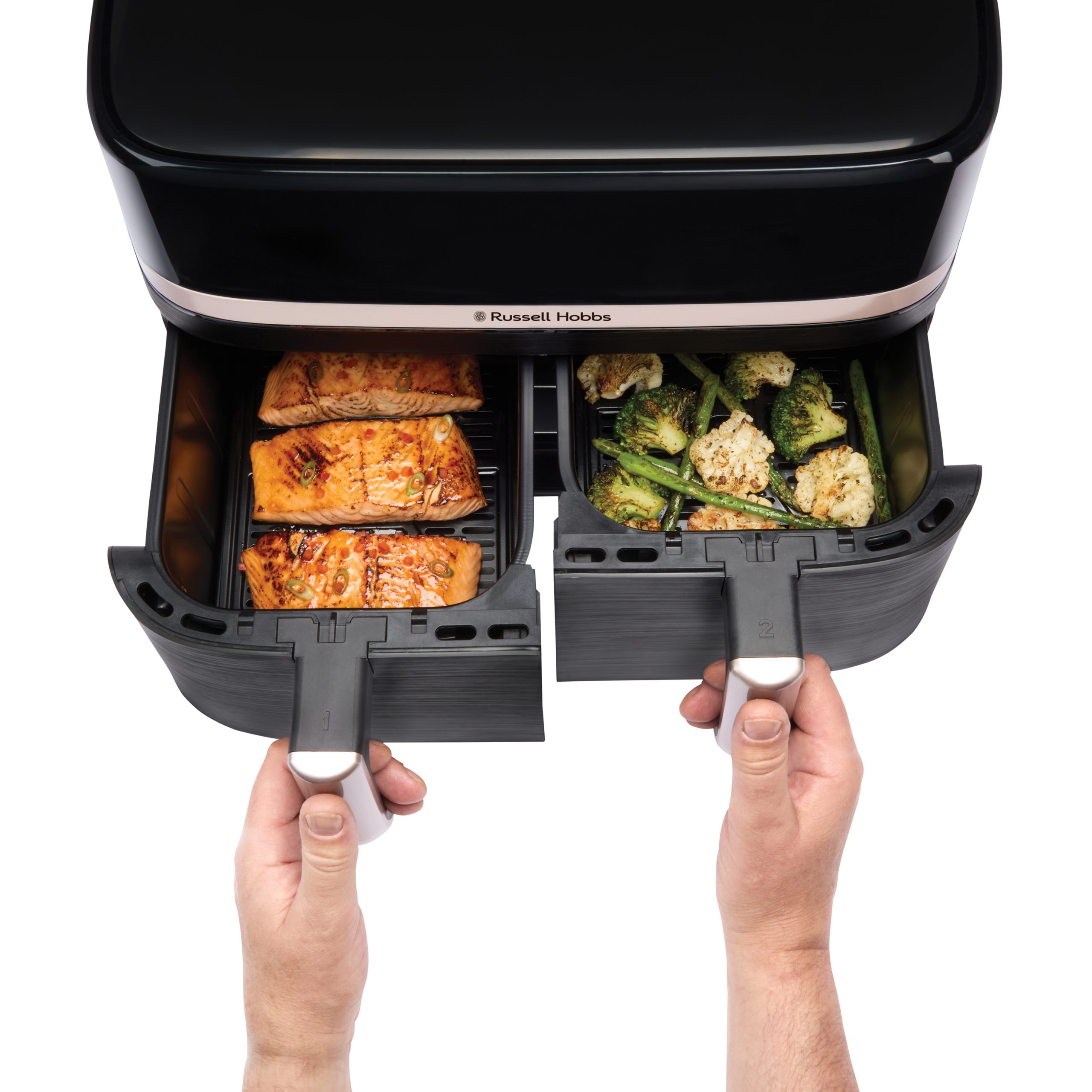 RUSSELL HOBBS 27680-56/RH SatisFry 9 l-es, kétkosaras airfryer – 29. kép