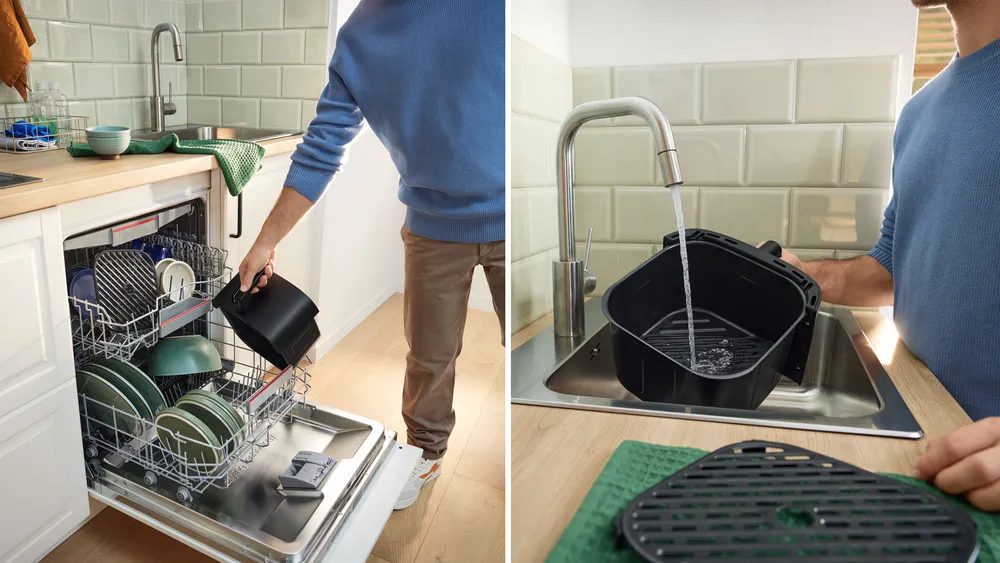 BOSCH MAFS2462B S4 forrólevegős sütő 6,1 literes kosárral és 9 programmal – 4. kép