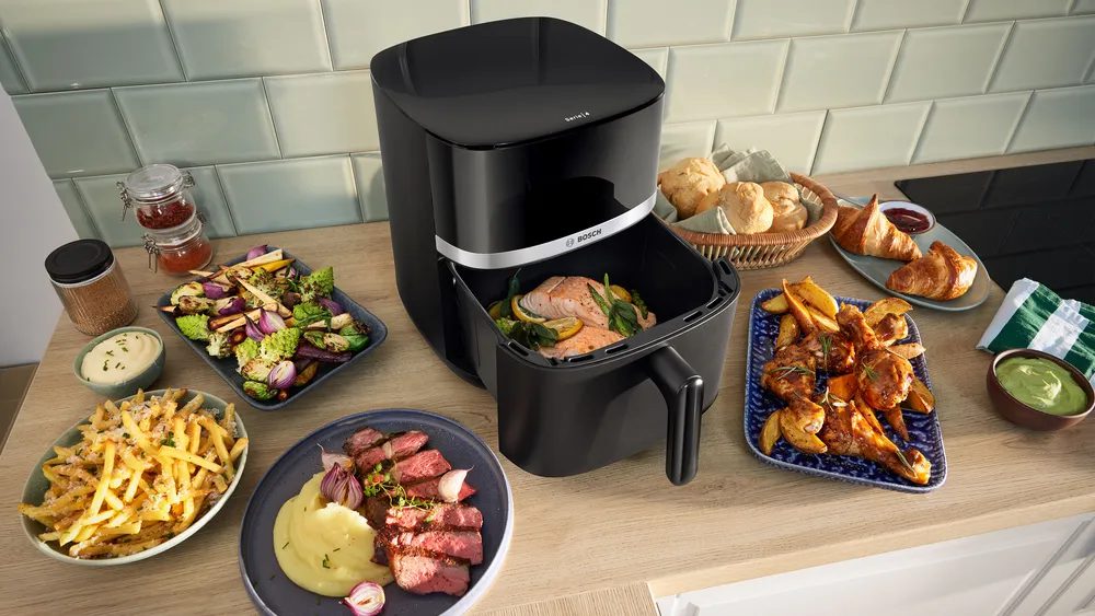 BOSCH MAFS2462B S4 forrólevegős sütő 6,1 literes kosárral és 9 programmal – 5. kép