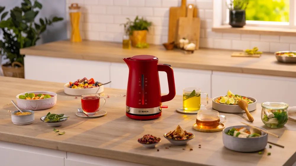 BOSCH TWK4M224 DesignLine piros vízforraló, 2400 W, 1,7 l – 9. kép