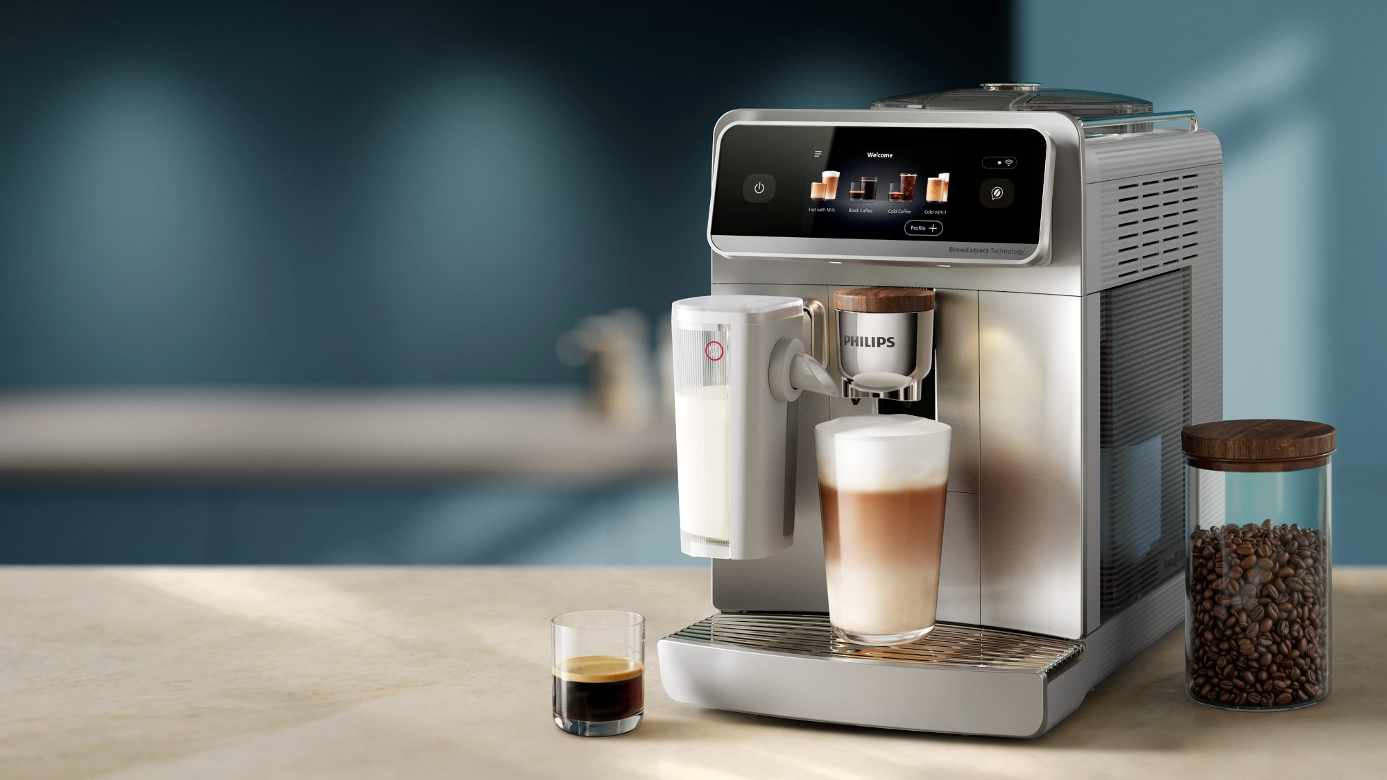 PHILIPS EP8757/20 LatteGo Pro 8000 Series automata kávégép, 54 programmal – 13. kép