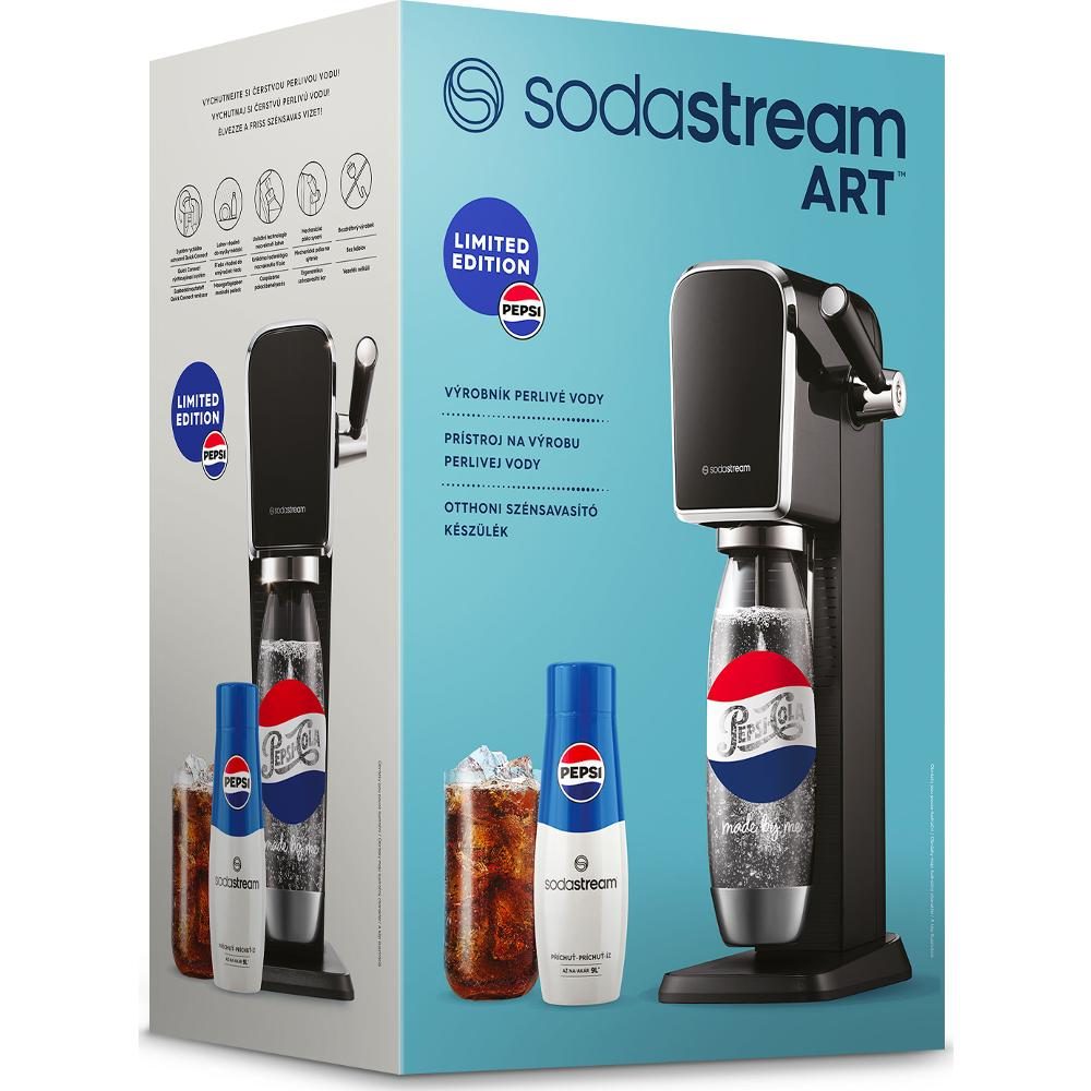 SODA STREAM SM ART Black Pepsi Megapack fekete szódagép Pepsi sziruppal – 3. kép