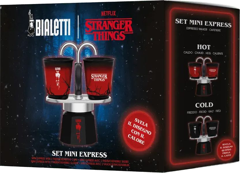 BIALETTI Stranger Things Mini Express 2 adagos kotyogós kávéfőző – 4. kép