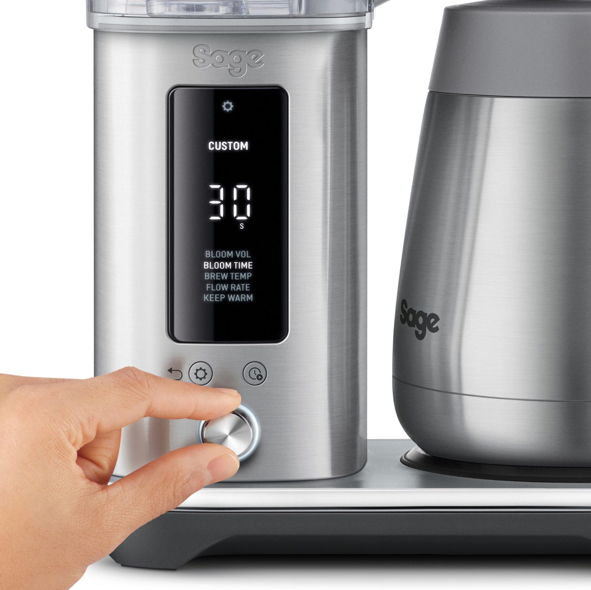 SAGE SDC465BSS filteres kávéfőző termokancsóval és Cold Brew móddal – 9. kép