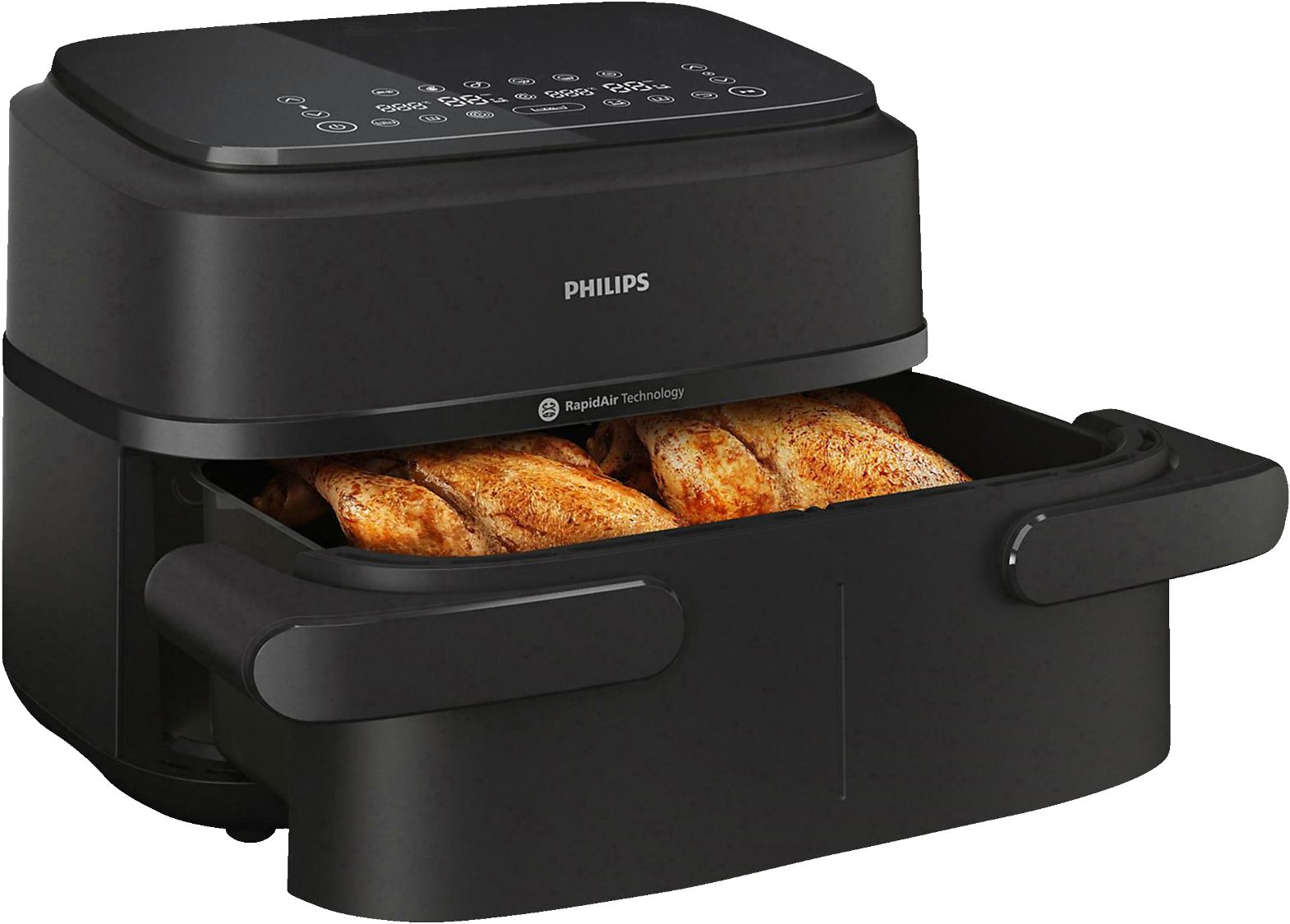 PHILIPS 1000 Series NA150/00 7,1 literes, osztható dupla kosaras airfryer – 2. kép