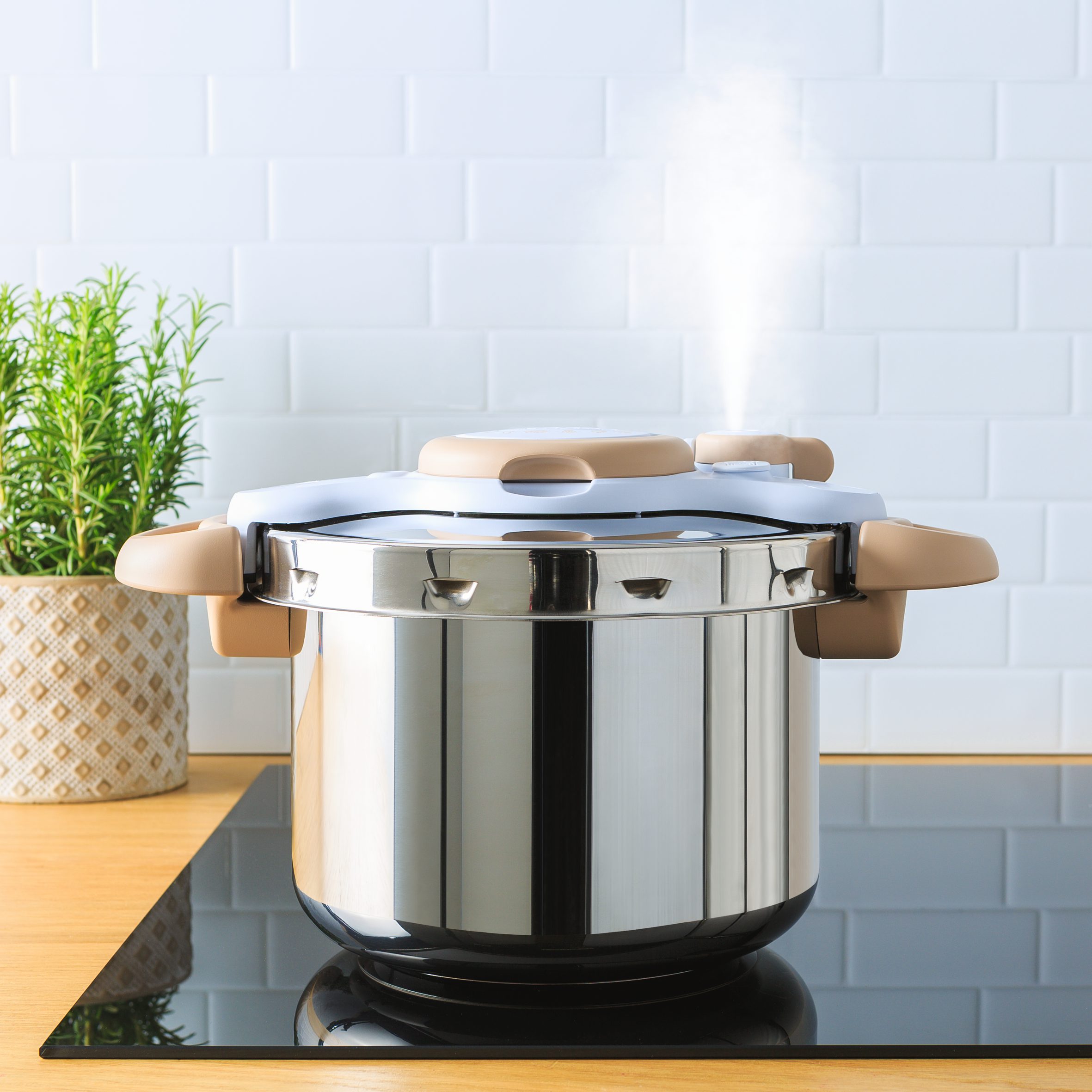 TEFAL Clipso Eco P4624972 9 literes rozsdamentes acél kukta – 6. kép