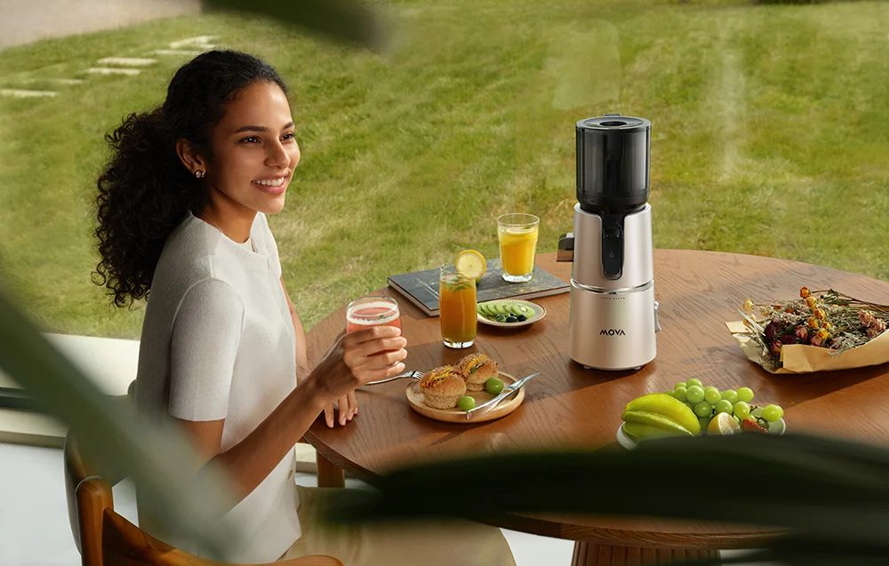 MOVA SJ10 lassú gyümölcscentrifuga 120 mm-es adagolónyílással – 8. kép