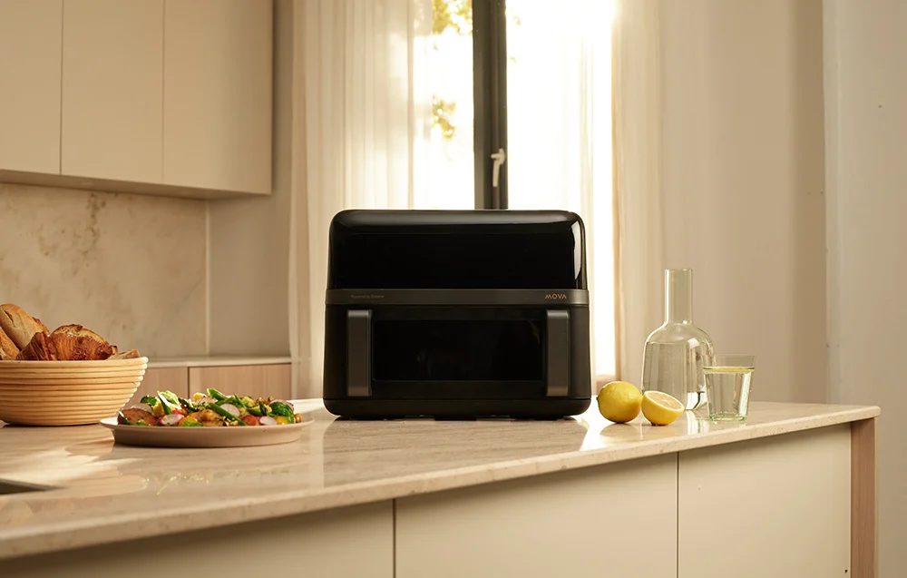 MOVA FD20 Pro 9 literes, kétzónás forró levegős sütő – 5. kép