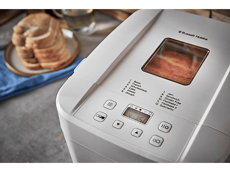 RUSSELL HOBBS 27260-56/RH Classics fehér kenyérsütő 12 programmal – 7. kép